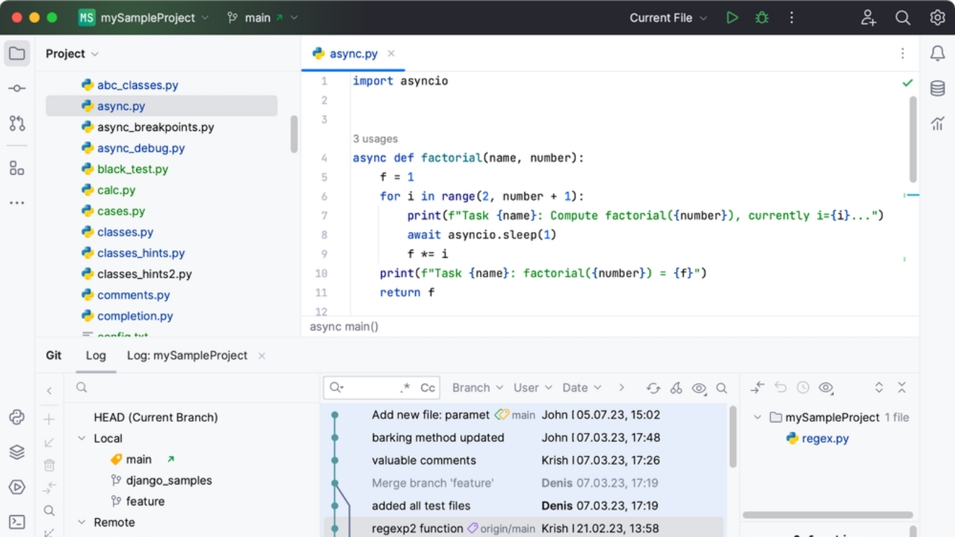 Trình soạn thảo mã PyCharm
