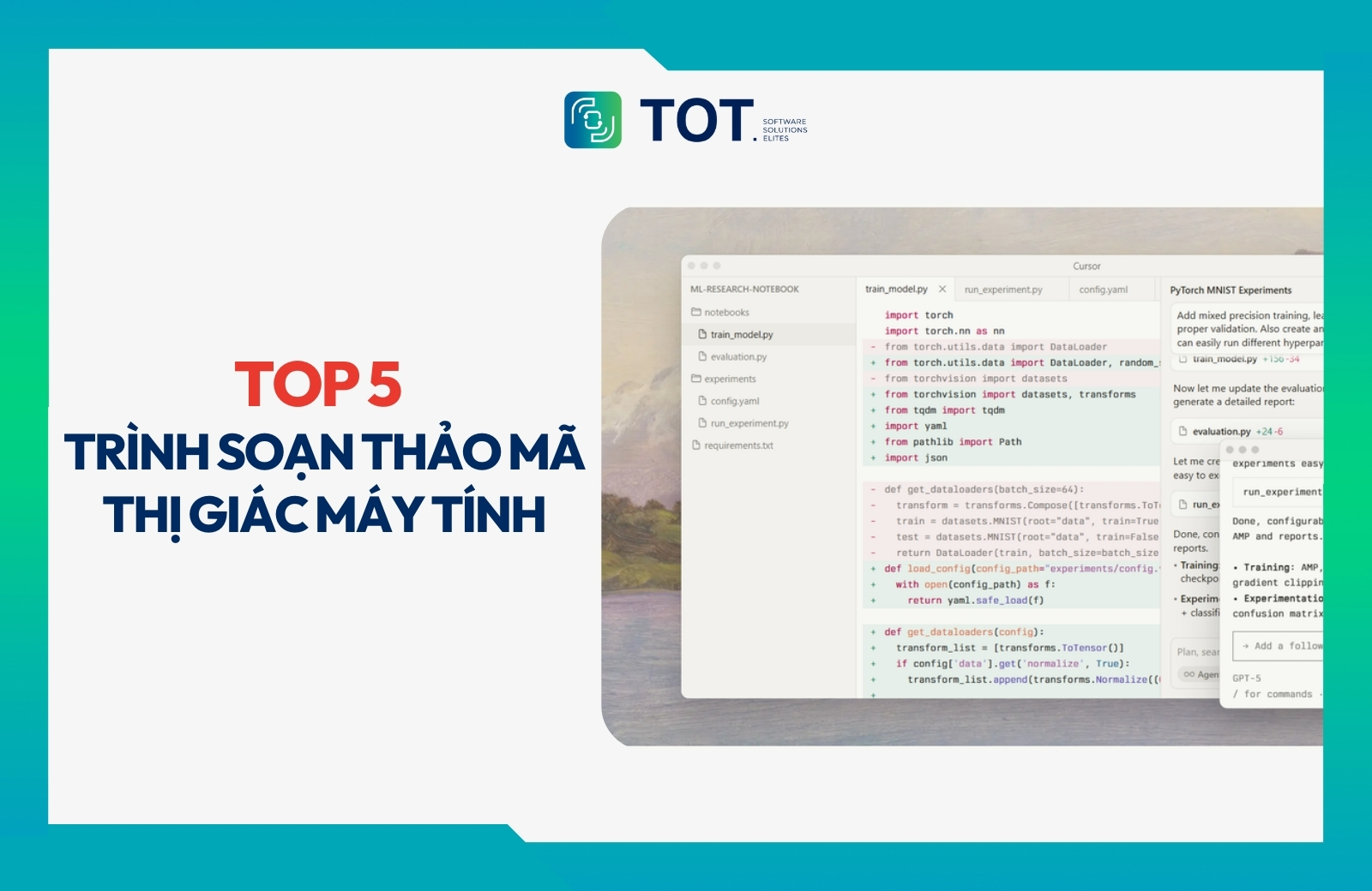 trình soạn thảo mã cho thị giác máy tính