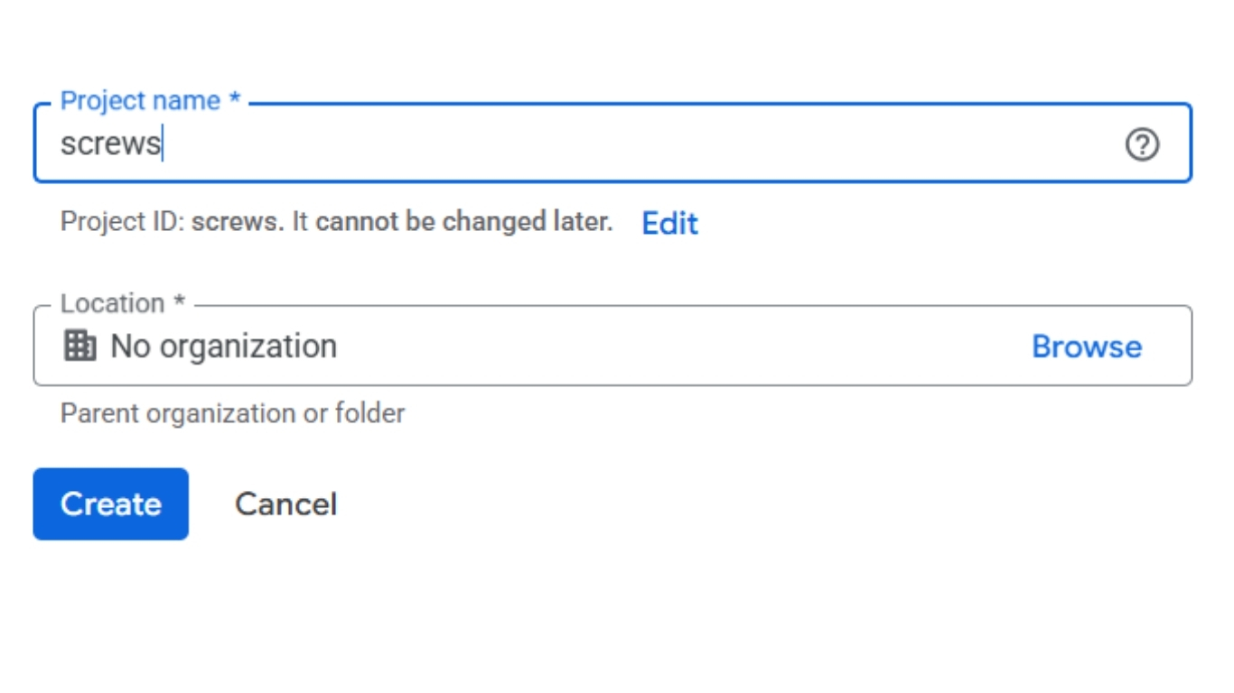 Tạo một dự án trong Vertex AI