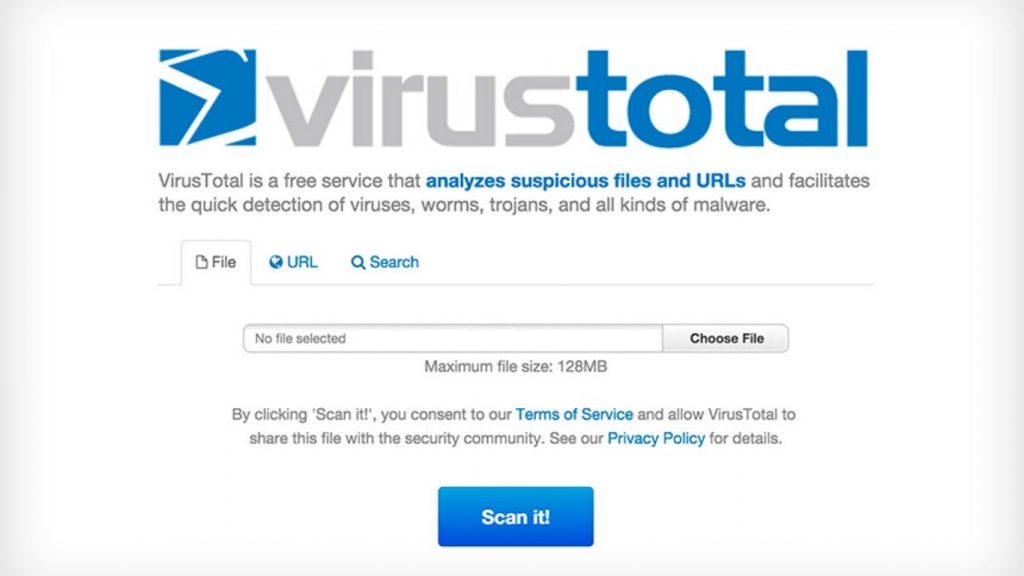 kiểm tra bảo mật website VirusTotal