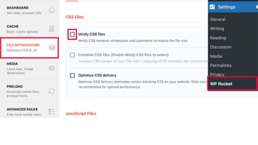 tối ưu CSS JS tăng tốc website WordPress
