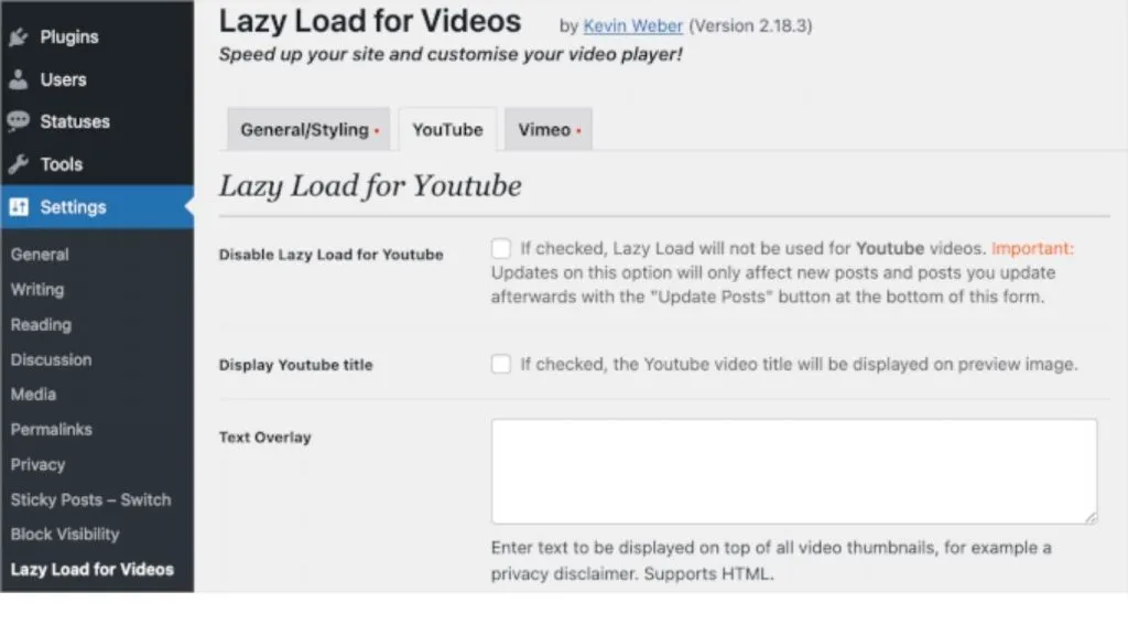 Lazy Load giúp trì hoãn tải video và iframe 