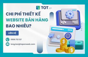 chi phí thiết kế website bán hàng