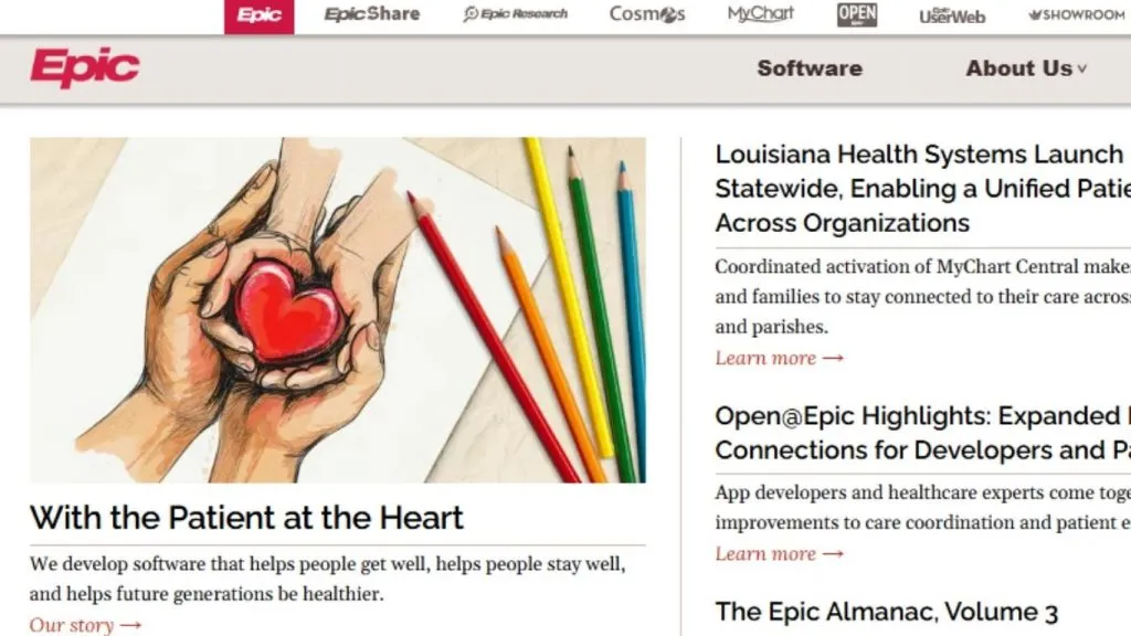 Epic Systems powers some of the EHR and hospital systems