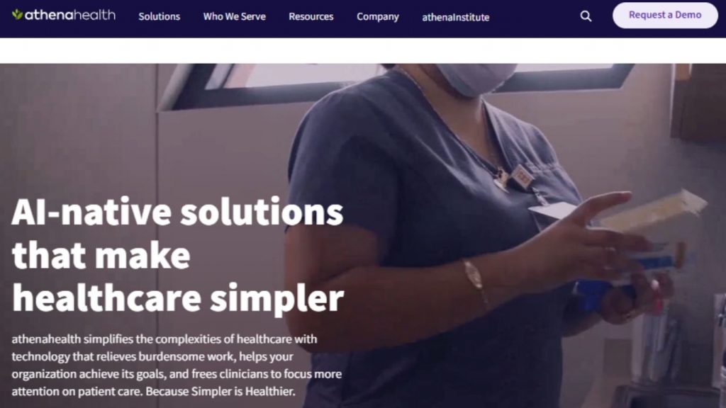 Athenahealth offers cloud-based healthcare solutions