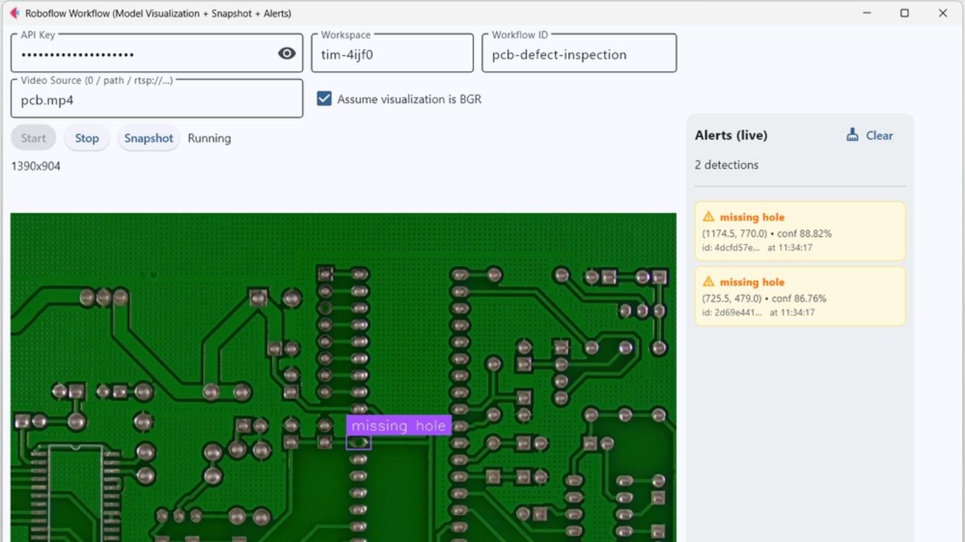 Kết quả đầu ra của ứng dụng flet