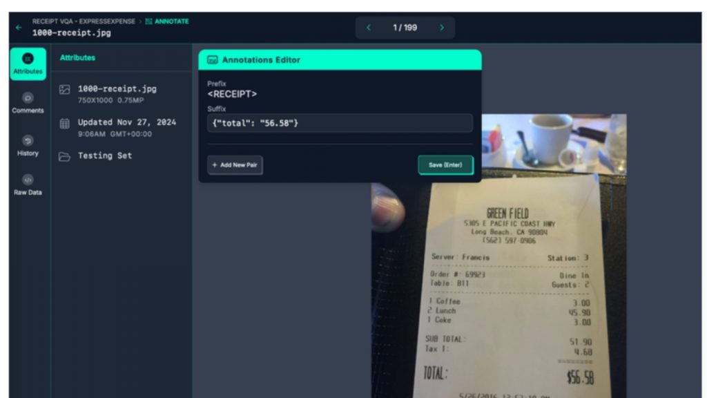 Gán nhãn dữ liệu OCR đa phương thức