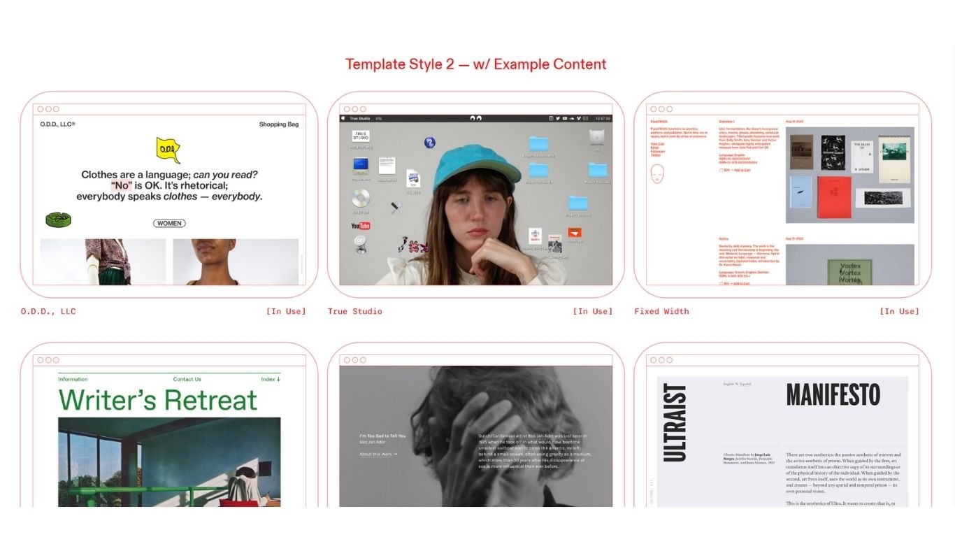 nền tảng thiết kế website Cargo