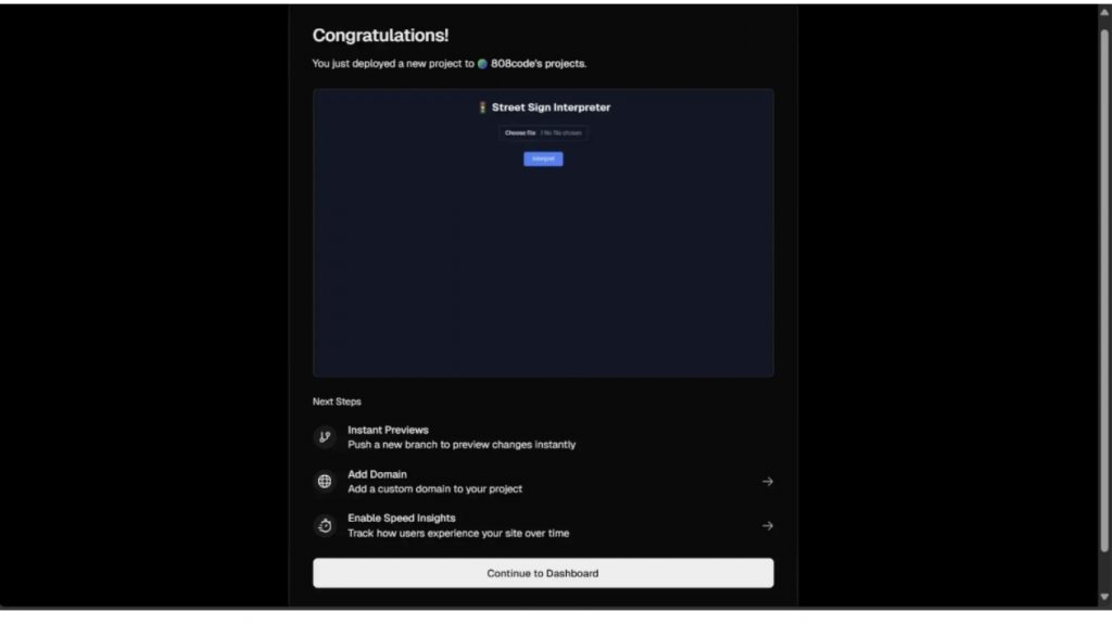 Giao diện web chạy thực tế 
