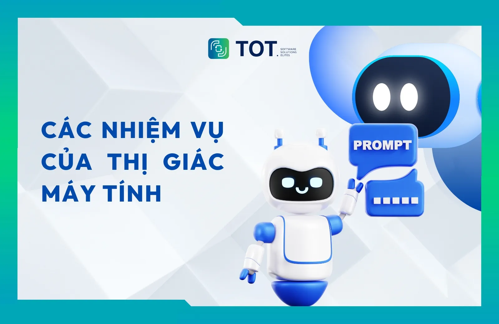 nhiệm vụ của thị giác máy tính