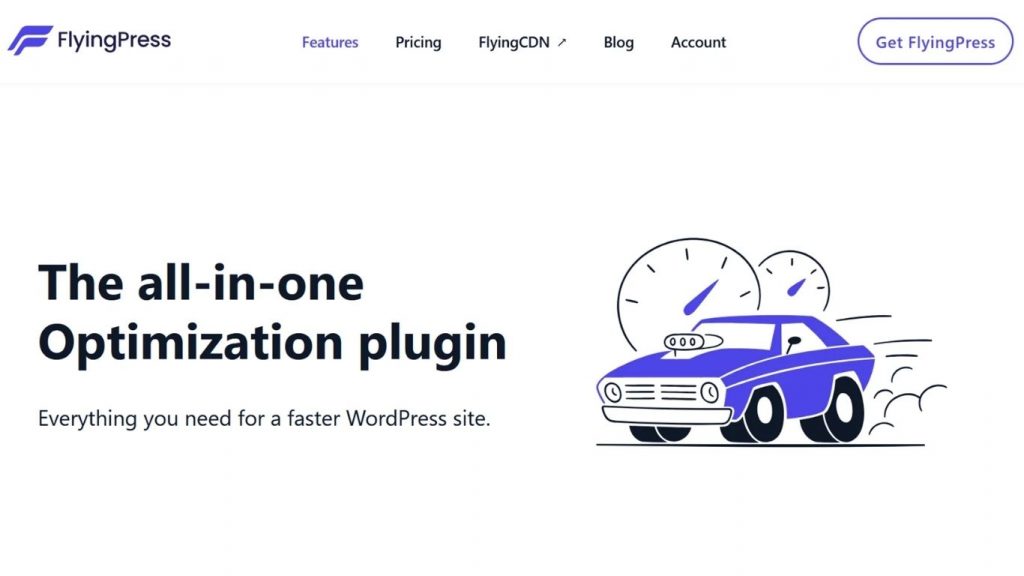 FlyingPress là plugin tăng tốc tập trung vào Core Web Vitals