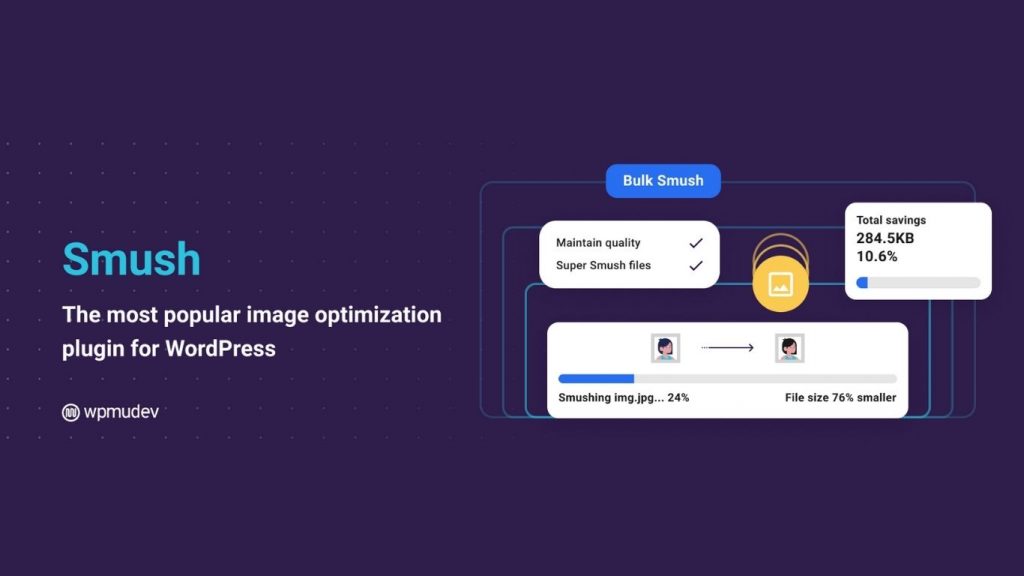Smush là plugin tối ưu hình ảnh WordPress phổ biến