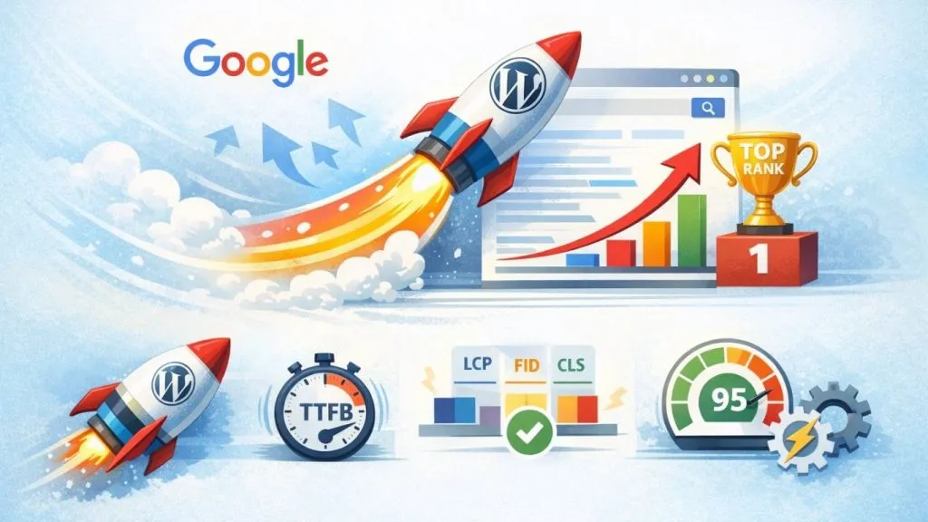 Website WordPress tải nhanh được Google ưu tiên xếp hạng cao