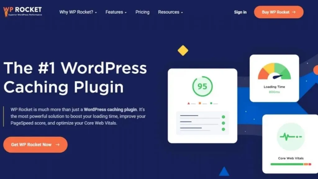 WP Rocket là plugin tăng tốc WordPress
