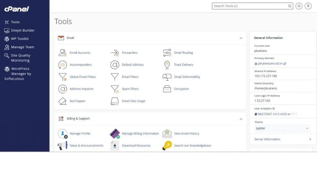 Cách cài đặt WordPress qua cPanel