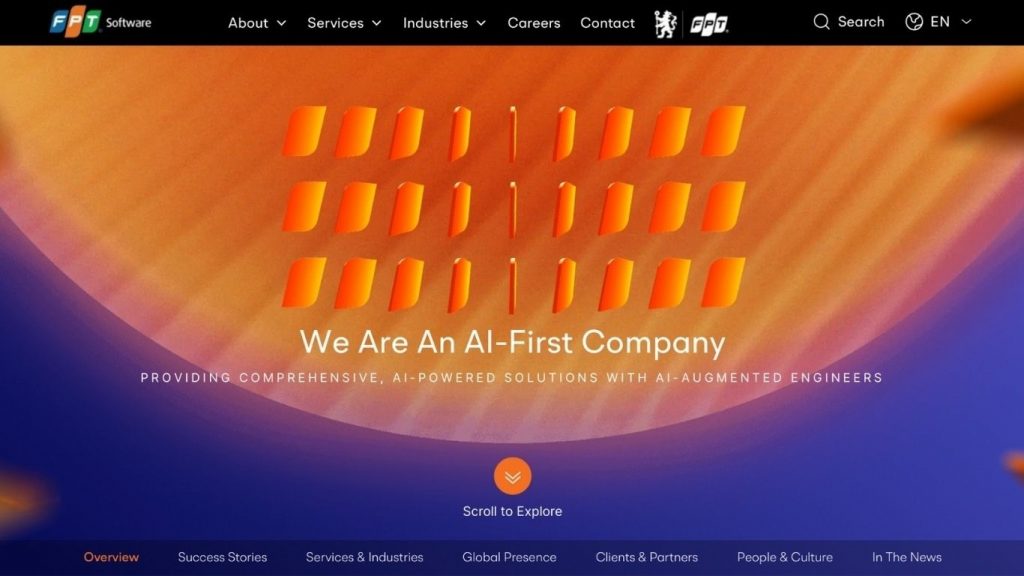 FPT Software web application development company