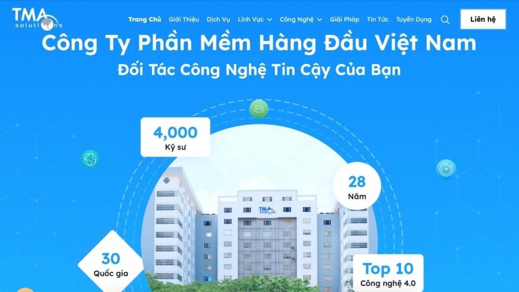 TMA Solutions web application development company in Vietnam