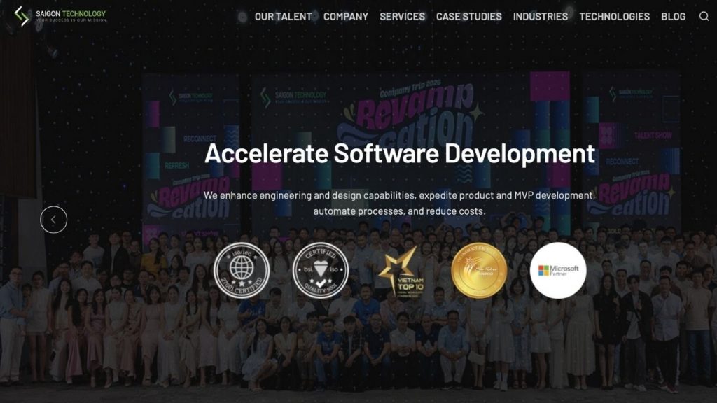 Saigon Technology provides web application development services