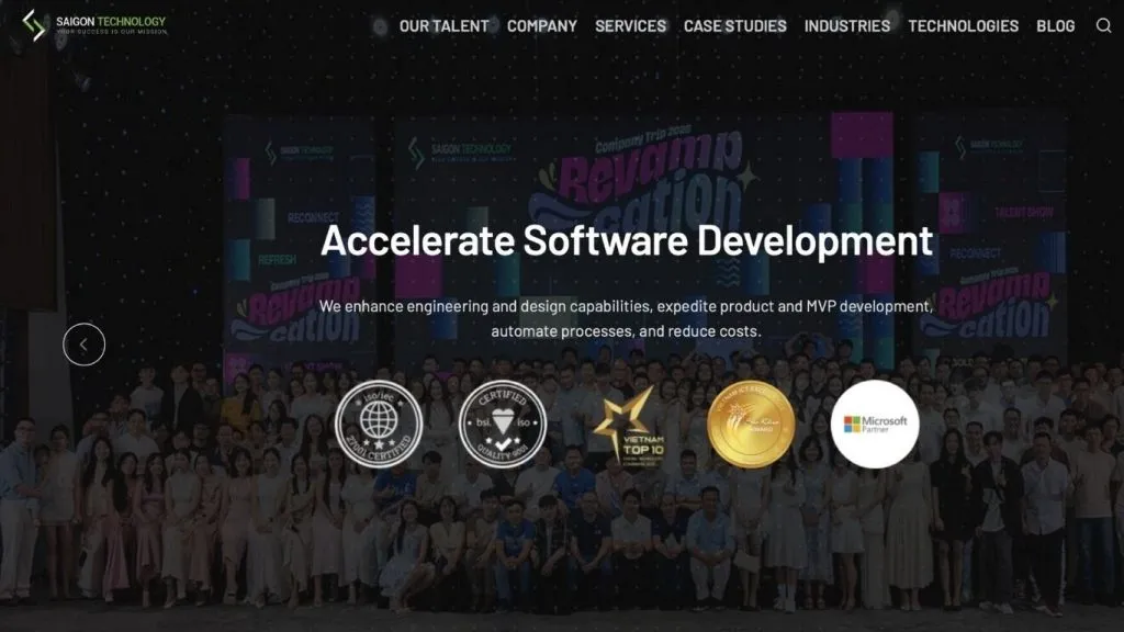 Saigon Technology provides web application development services