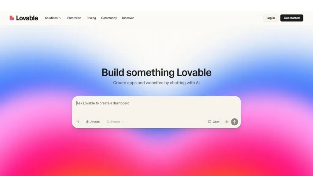 Phần mềm thiết kế website miễn phí tích hợp AI - Lovable