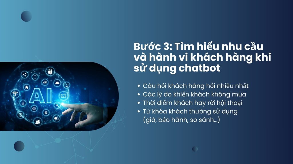 phân tích nhu cầu và hành vi khách hàng khi sử dụng chatbot