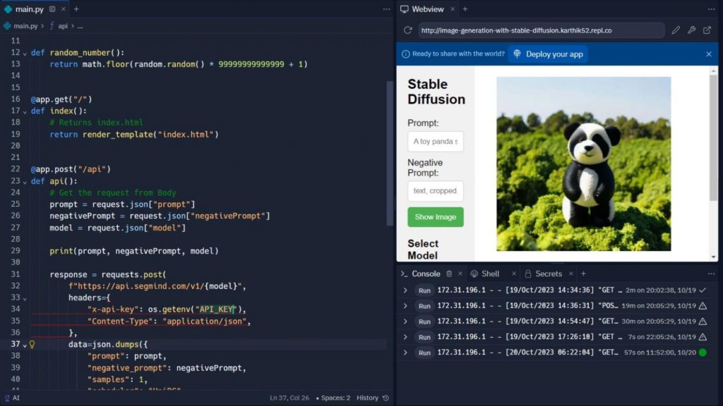 mô hình trí tuệ nhân tạo mã nguồn mở Stable Diffusion