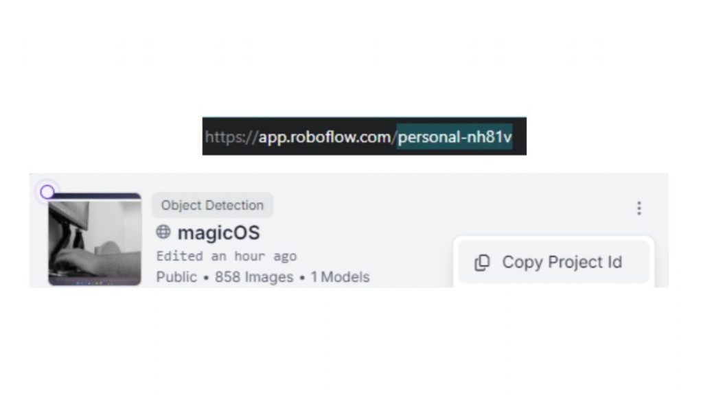 Thông tin hiển thị trong phần highlight của dự án.