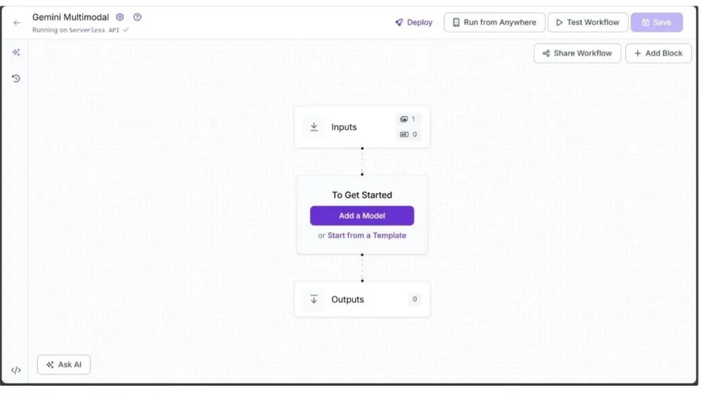 cách thêm Google Gemini vào workflow