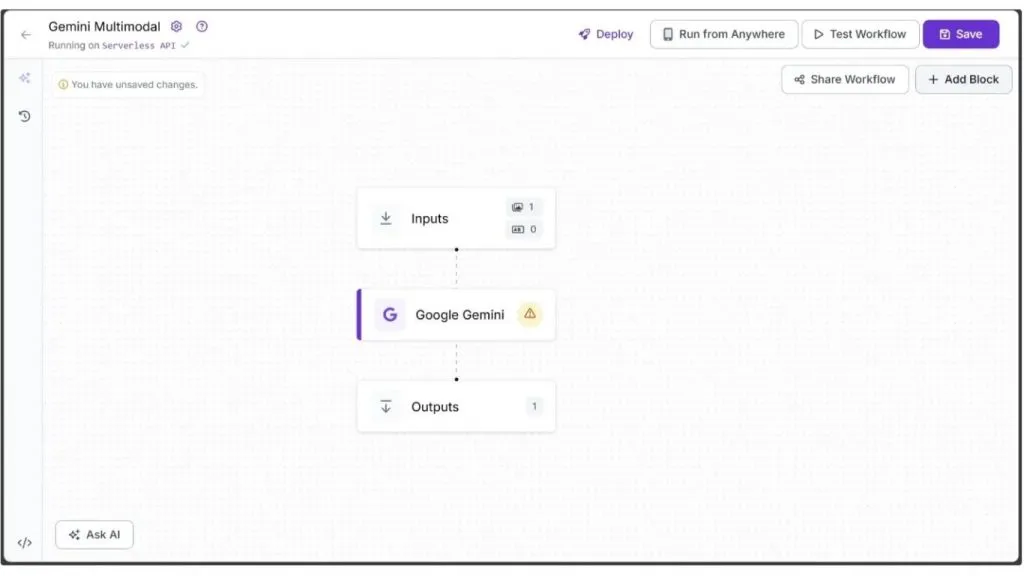 cập nhật khoá API sau khi thêm Google Gemini