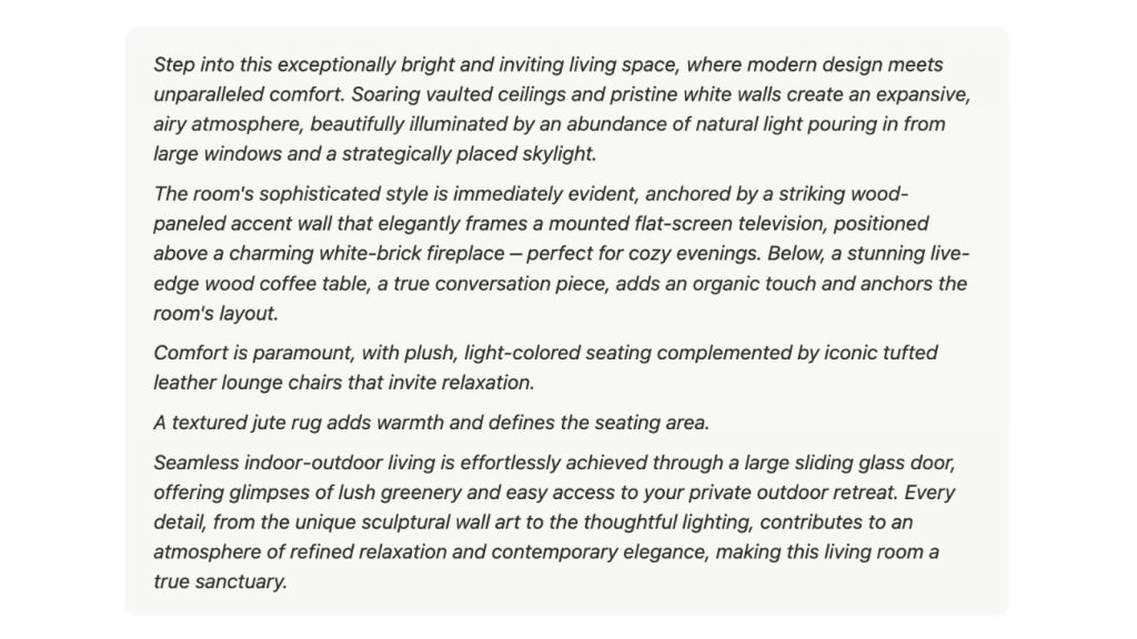 đầu ra của prompt có ngữ cảnh