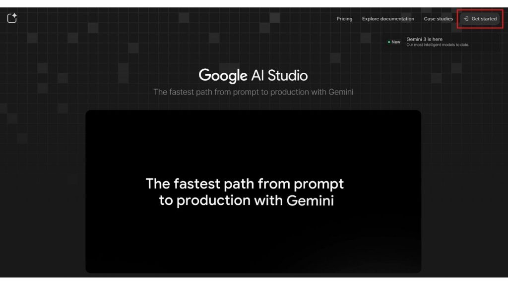 tạo ứng dụng AI với vibe coding bằng cách đăng nhập Google AI Studio
