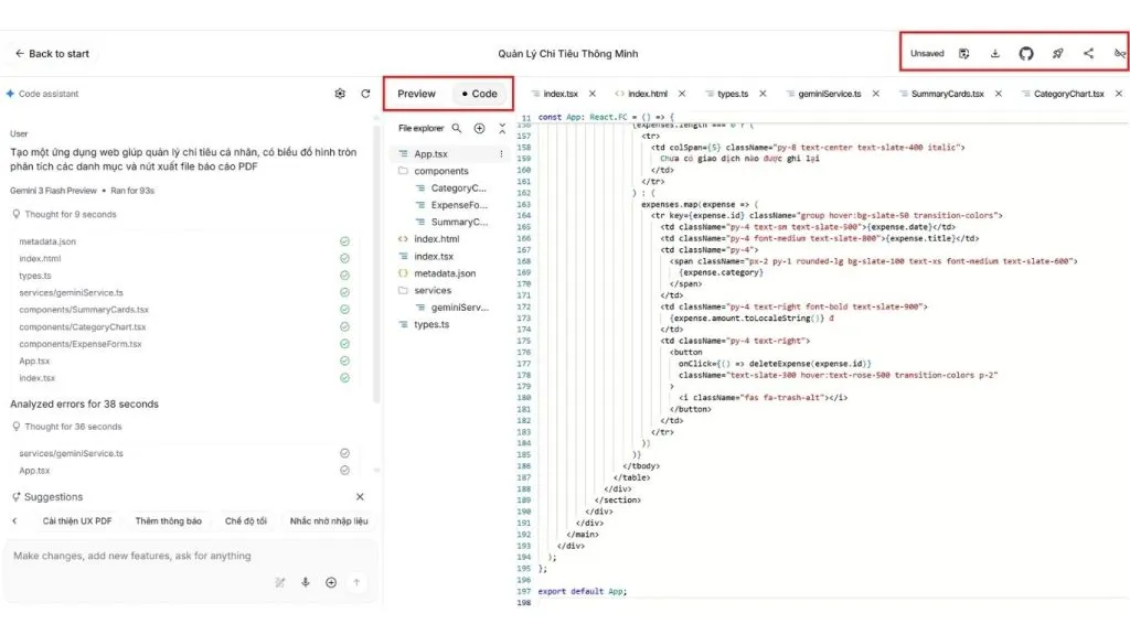 Tạo ứng dụng ai với vibe coding github