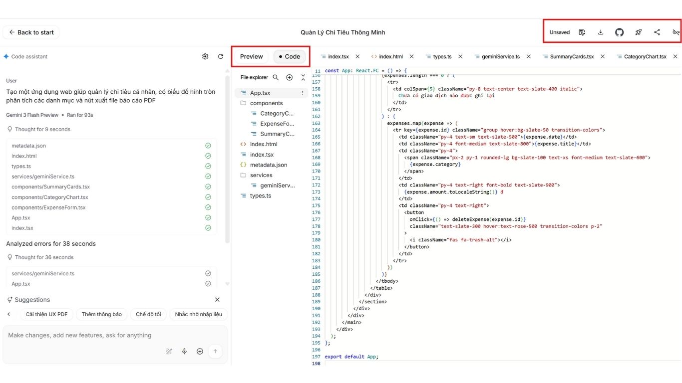 Cách tạo ứng dụng AI với vibe coding trên Google AI Studio đơn giản