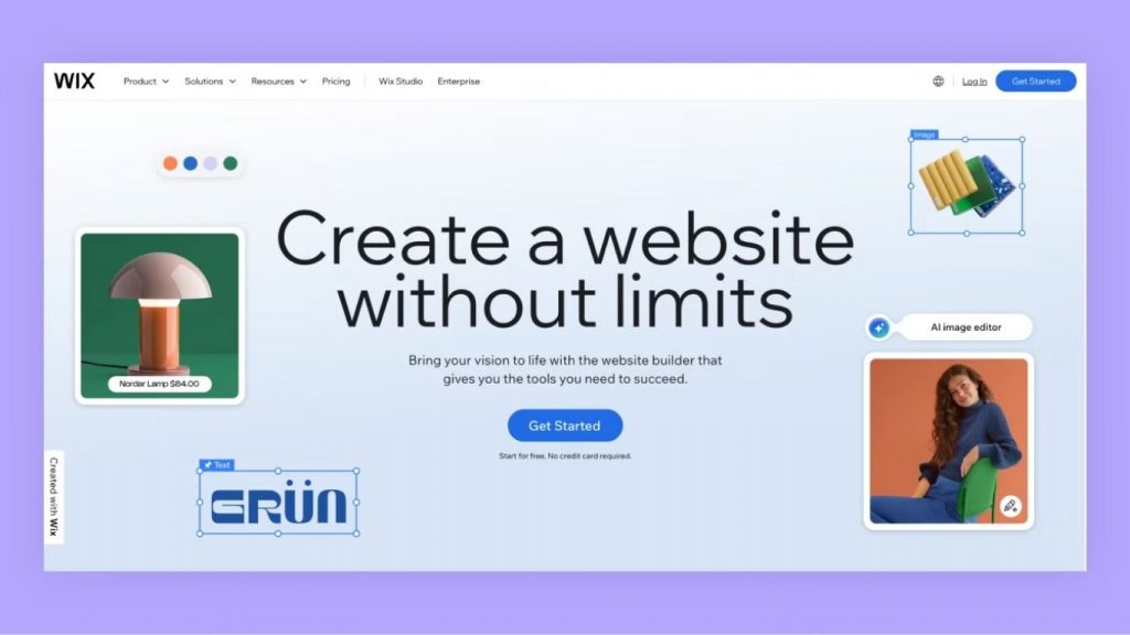 Đăng ký tài khoản Wix