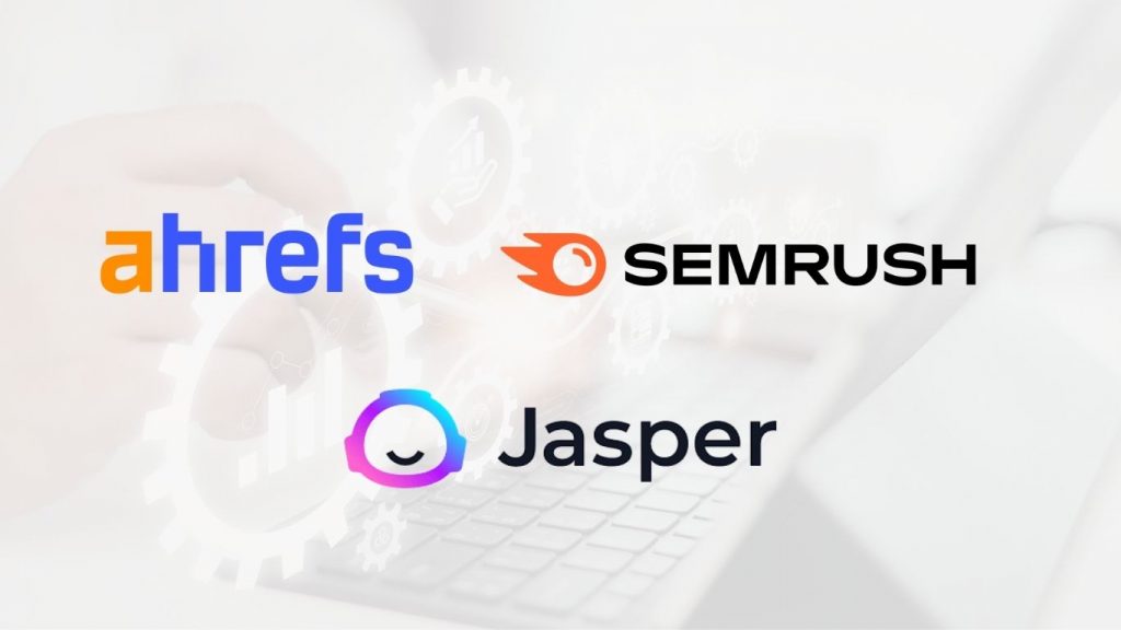 Các công cụ AI SEO phổ biến như Ahrefs và SEMrush