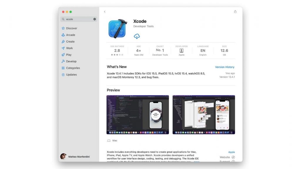 cài đặt môi trường phát triển nền tảng Xcode