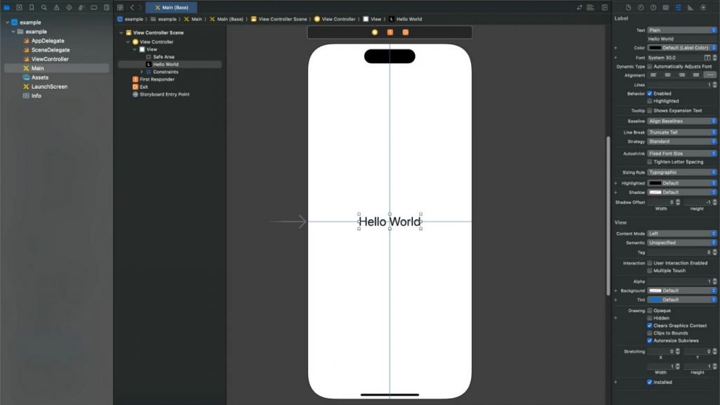 công cụ thiết kế UI Storyboard