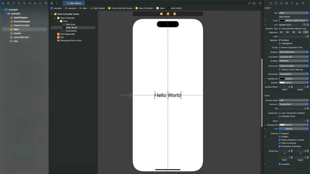 công cụ thiết kế UI Storyboard