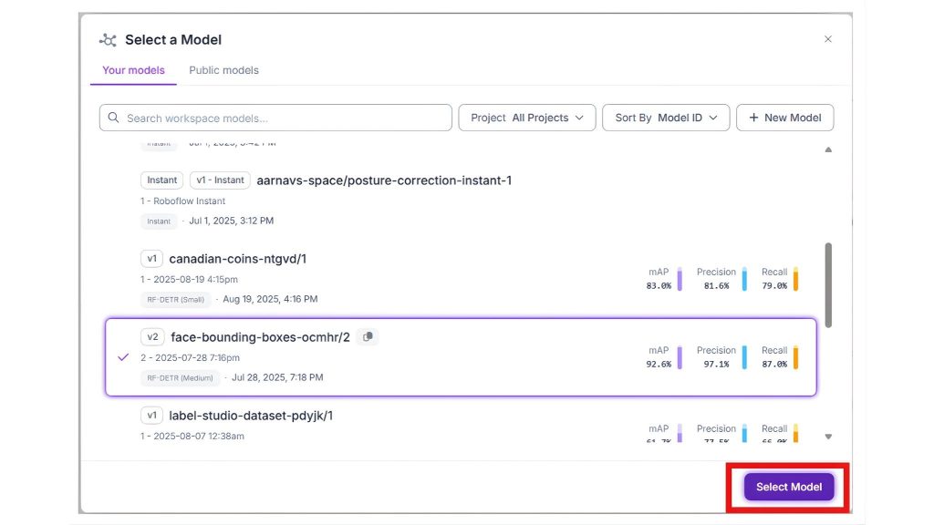 Thêm mô hình nhận diện khuôn mặt nhanh