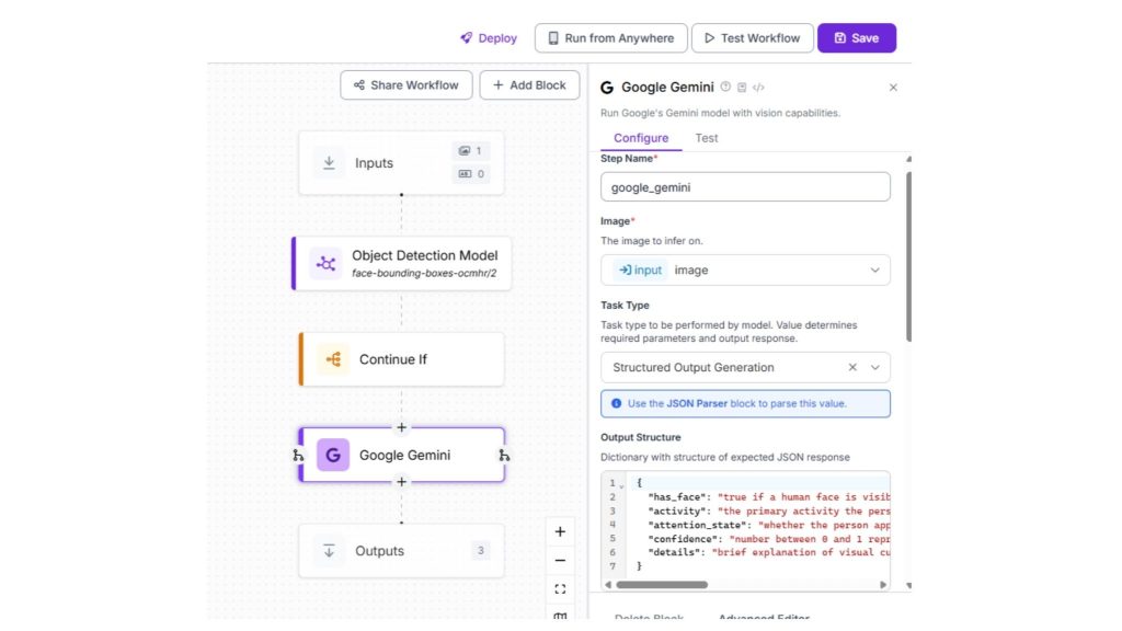 Thêm Gemini 3 Pro để phân tích hoạt động
