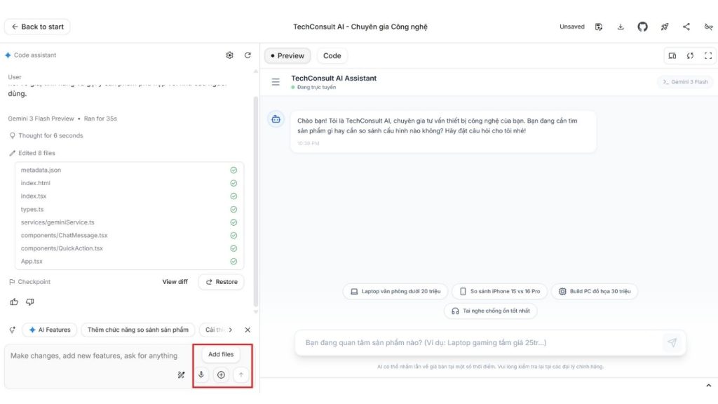 multimodal input Google AI Studio