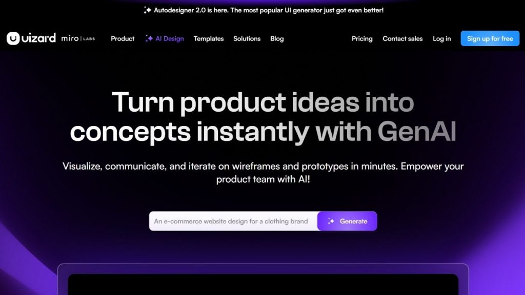 Uizard thiết kế UI UX bằng AI