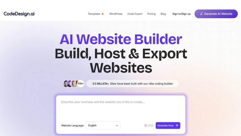 Code Design tạo giao diện AI