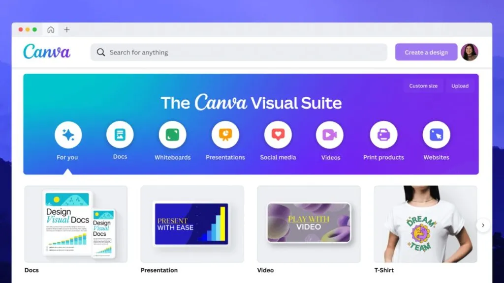 Canva AI design generator