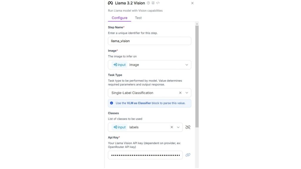 Khối Vision Llama 3.2 trong mô hình ngôn ngữ thị giác