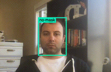 Hình ảnh phát hiện khuôn mặt không đeo khẩu trang (no-mask) trong Mask Wearing dataset phục vụ thí nghiệm học chuyển giao cho mô hình Object Detection. 