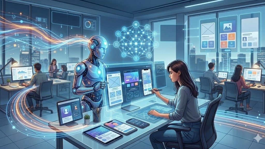 xu hướng AI trong thiết kế UI UX