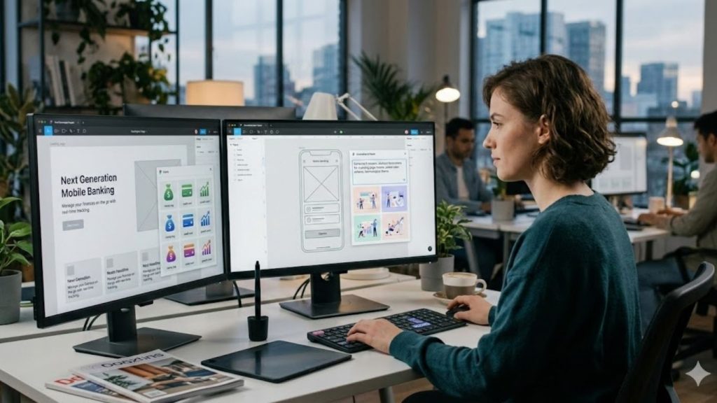 AI tạo nội dung UI UX