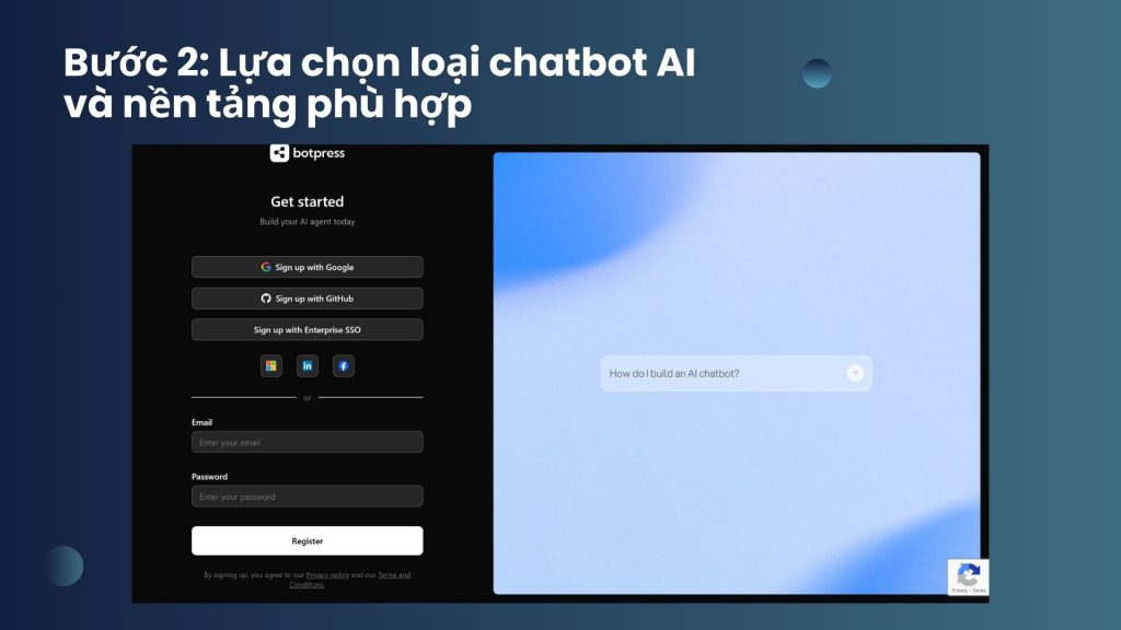 lựa chọn loại chatbot AI và nền tảng phù hợp cho doanh nghiệp