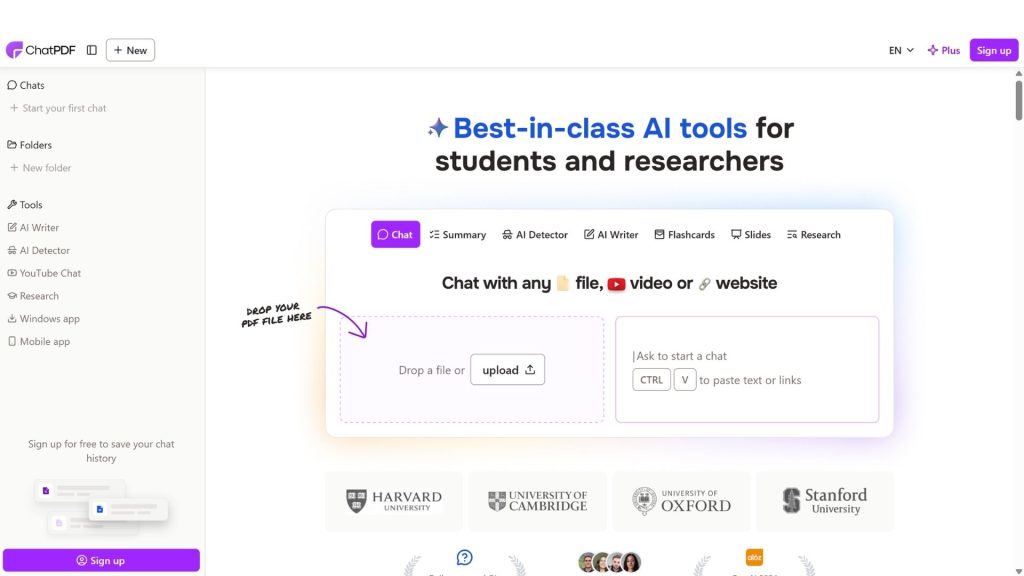 AI tool for processing PDF documents